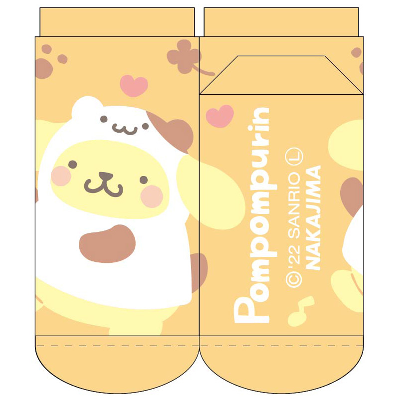 ソックス おともだちきぐるみ ポムポムプリン 22年2月発売 ナカジマコーポレーションオンラインショップ