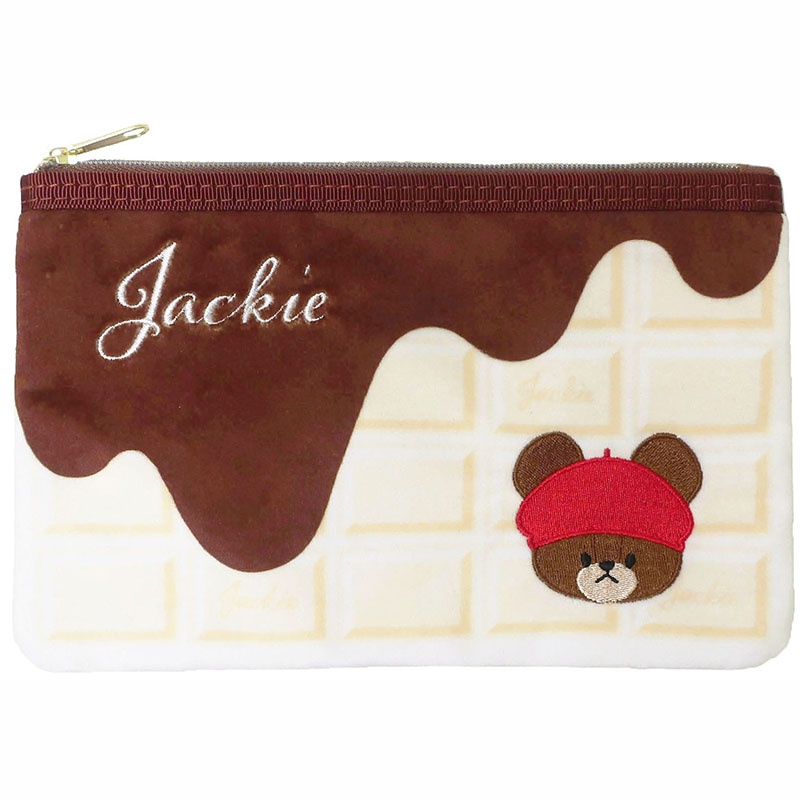 くまのがっこう ジャッキーズチョコレート フラットポーチ　2025年10月発売