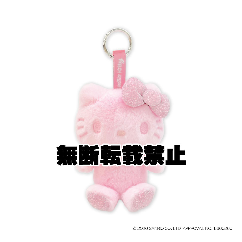 ハローキティ ふわふわグリッター マスコット PK　2026年7月発売