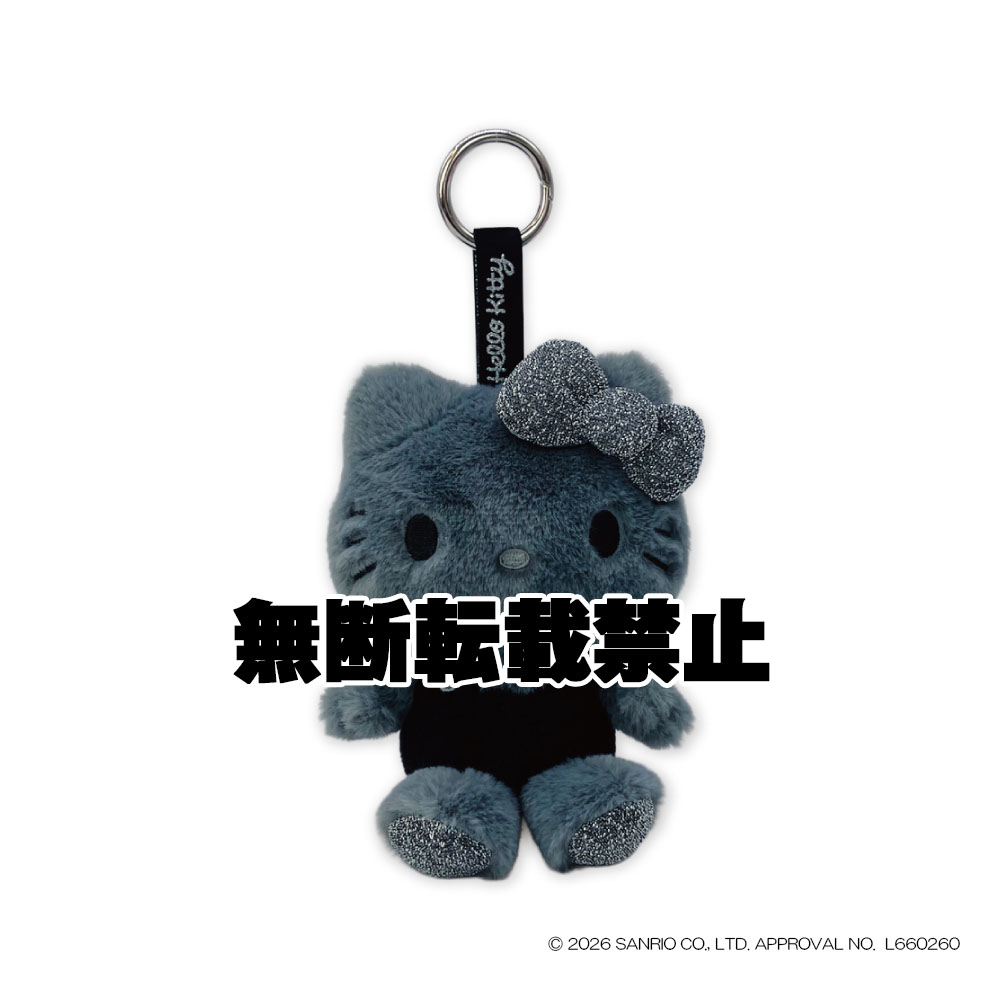 ハローキティ ふわふわグリッター マスコット BK　2026年7月発売