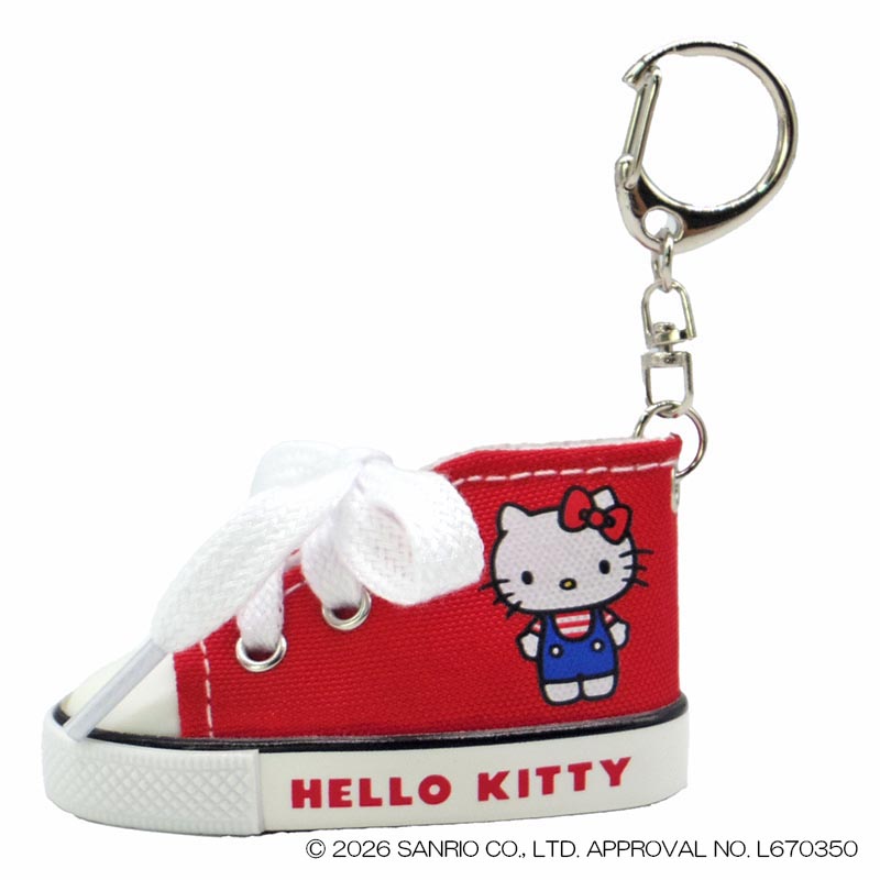 推し色スニーカーキーリング　ハローキティ　2026年8月再案内