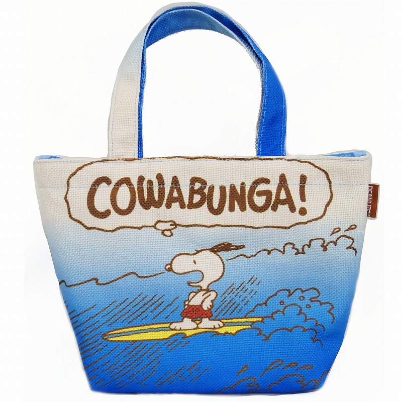 Peanuts スヌーピー グラデサーフ ミニトート ｂｌ ナカジマコーポレーションオンラインショップ